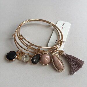 Kelly & Katie Charm Bracelet Rose Gold